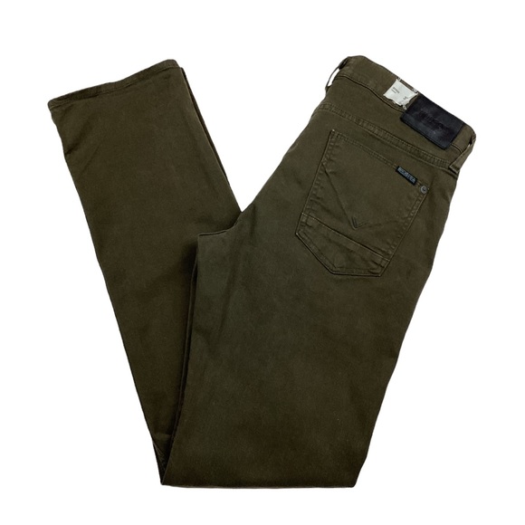 HUDSON Bryon 5 Pocket Straight Jeans Buttonfly Brown - Picture 3 of 12